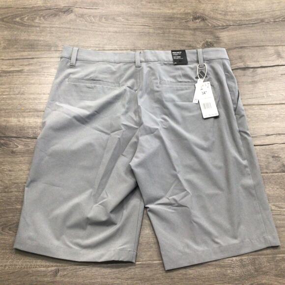 Adidas Mens Ultimate365 Golf Shorts Grey Size 34 4 Way Stretch 10 Inch Inseam - Picture 6 of 6